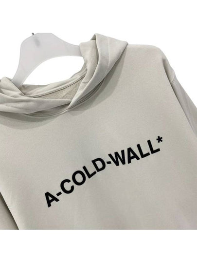 Logo Unisex Cream Hooded Sweatshirt ACWMW057 - A-COLD-WALL - BALAAN 2