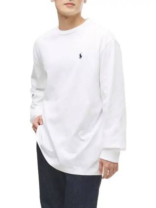 Classic fit jersey long sleeve t shirt white - POLO RALPH LAUREN - BALAAN 1