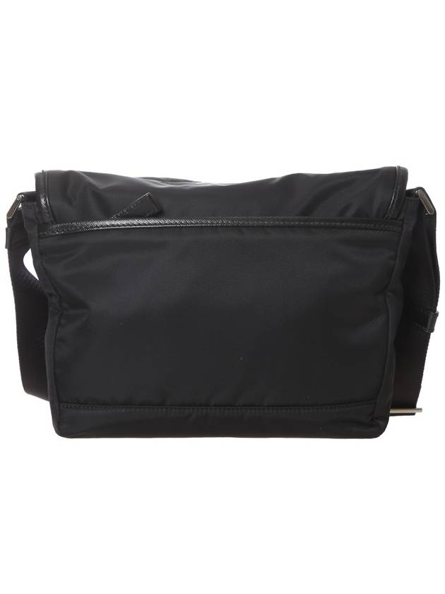 Triangle Logo Re-Nylon Cross Bag Black - PRADA - BALAAN 4