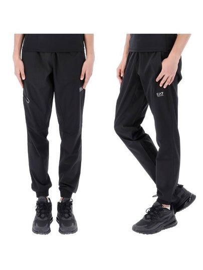 Ventus 7 Box Logo Track Pants Black - EMPORIO ARMANI - BALAAN 2