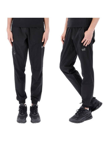 Ventus 7 Box Logo Track Pants Black - EMPORIO ARMANI - BALAAN 1