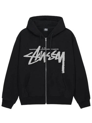 Stock Hooded Zip Up 2024 Black Women - STUSSY - BALAAN 1