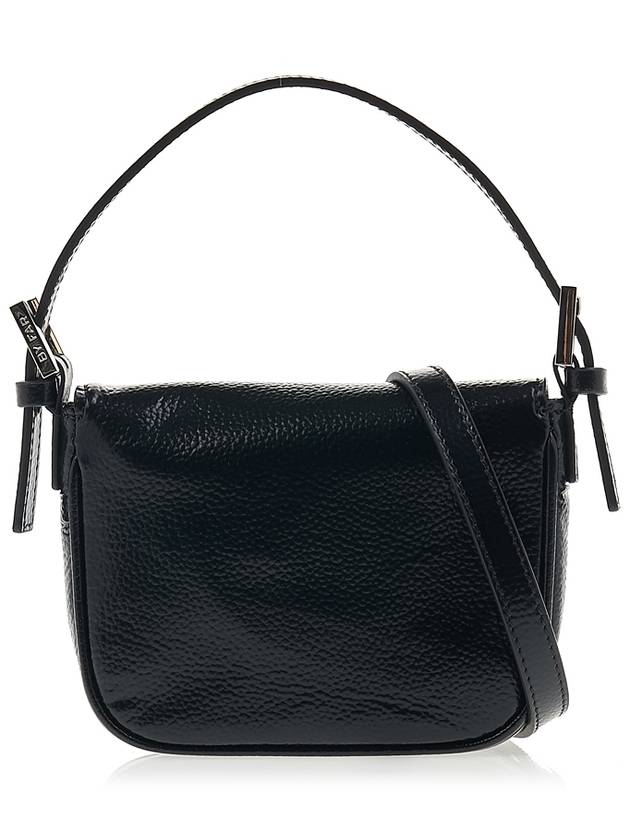 Alfie Mini Leather Tote Bag Black - BY FAR - BALAAN 4