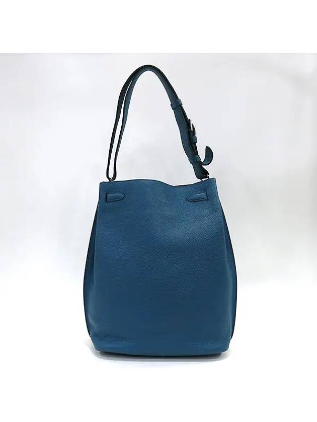 blue shoulder bag - HERMES - BALAAN 4