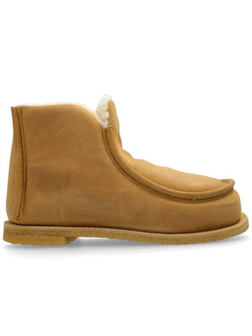 JW Anderson Ankle Snow Boots, Women's, Beige - JW ANDERSON - BALAAN 1