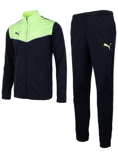 Individualrise Training Tracksuit Navy Lime - PUMA - BALAAN 2