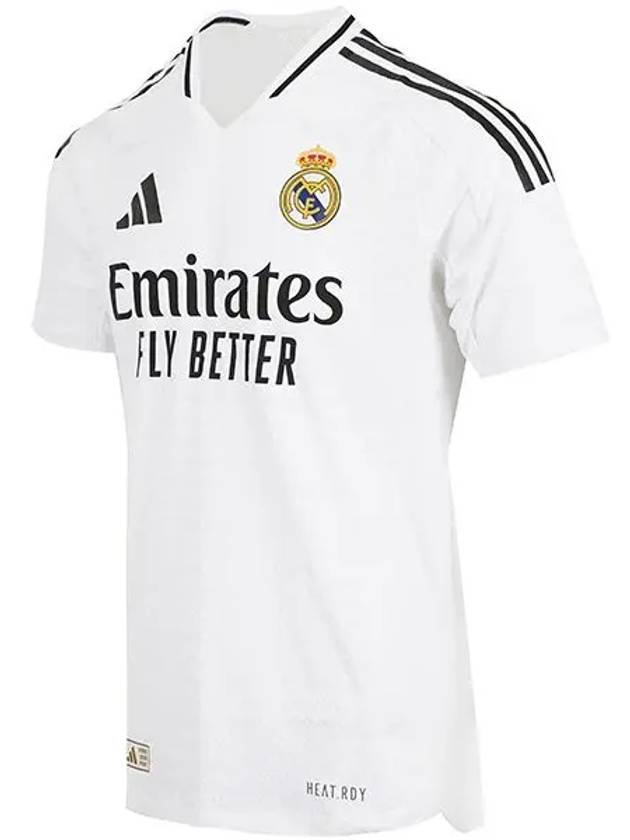 Real Madrid 24/25 Home Authentic Jersey Uniform Short Sleeve T-Shirt White - ADIDAS - BALAAN 3