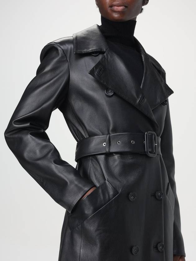 Giostra nappa leather trench coat black - MAX MARA SPORTMAX - BALAAN 6