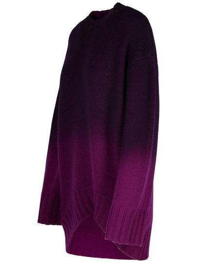 The Attico Purple Wool Blend Mini Dress - THE ATTICO - BALAAN 2