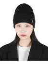 Metal Label Beanie Black - C WEAR BY THE GENIUS - BALAAN 6