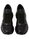 Leather Re-Nylon High Top Sneakers Black - PRADA - BALAAN 2