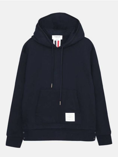 Men's Center Back Stripe Logo Patch Hoodie Navy - THOM BROWNE - BALAAN 2