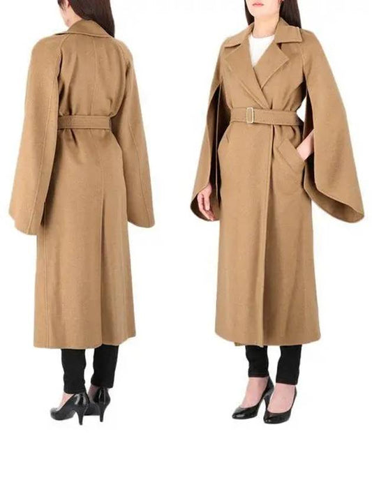 Women's Capes Single Coat Beige - MAX MARA - BALAAN 2