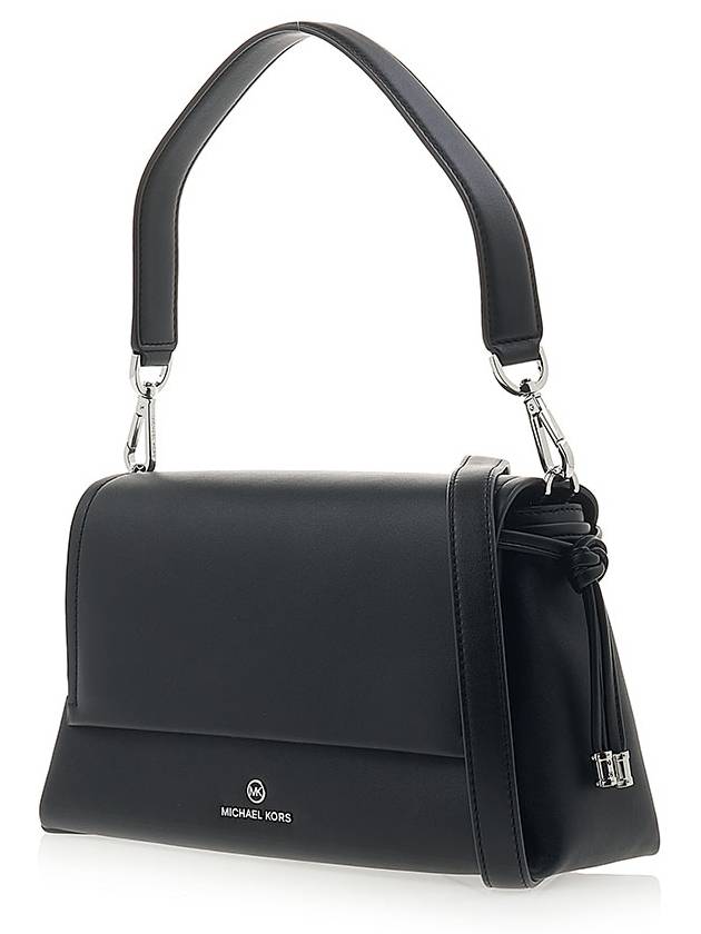 Pearl Flap Logo Lettering Cross Bag Black - MICHAEL KORS - BALAAN 3