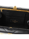 Roman Studded Leather Clutch Bag Black - VALENTINO - BALAAN 10