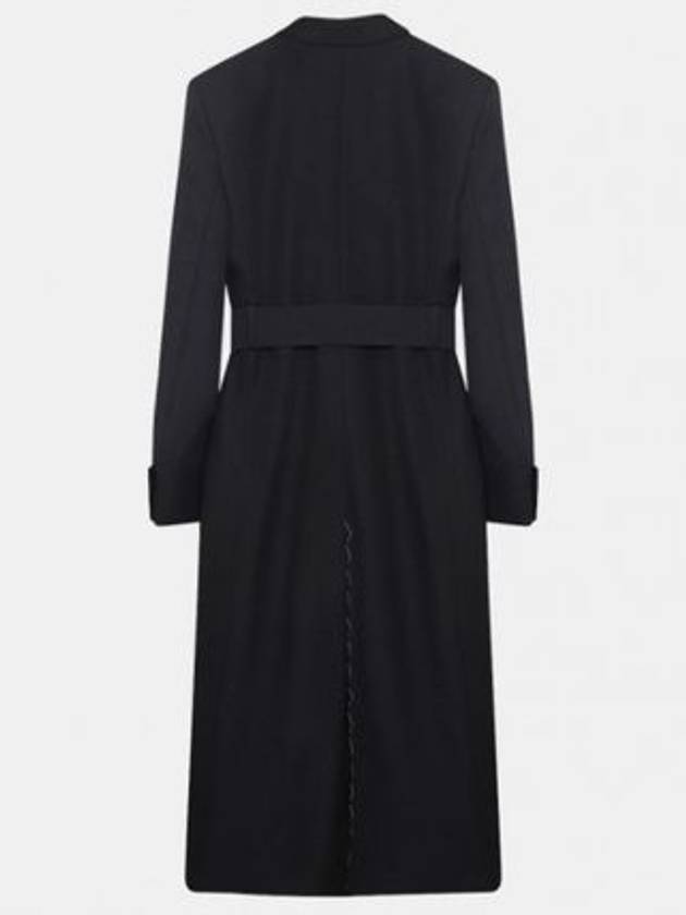 Belt Wool Gabardine Single Coat Black - AMI - BALAAN 4