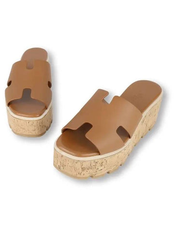 Eze 30 Sandals Natural H221026ZA3 - HERMES - BALAAN 1