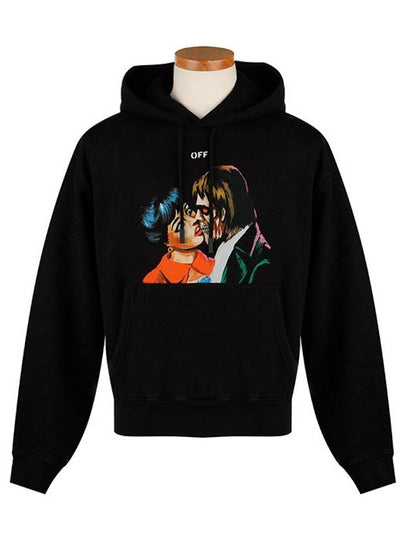 Kiss Graphic Hoodie Black - OFF WHITE - BALAAN 2