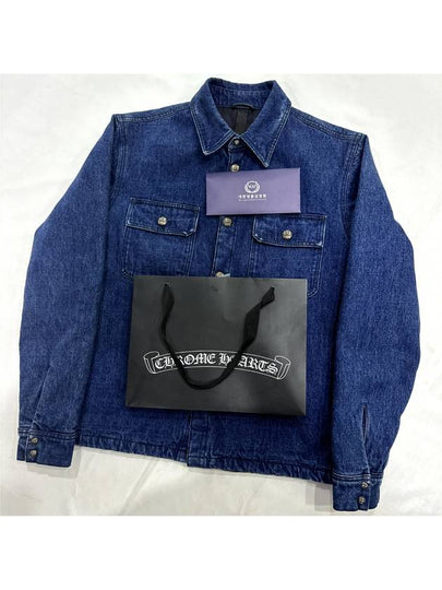 M CH Men s Floral Denim Workdog Lined Jacket - CHROME HEARTS - BALAAN 2