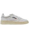 Medalist Goatskin Low Top Sneakers White - AUTRY - BALAAN 3