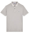 Wappen Cotton Short Sleeve Polo Shirt Dust Grey - STONE ISLAND - BALAAN 2