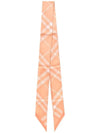 Check Skinny Silk Scarf Pink - BURBERRY - BALAAN 2