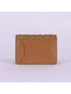 Matelasse Nappa Leather Card Wallet Brown - MIU MIU - BALAAN 3