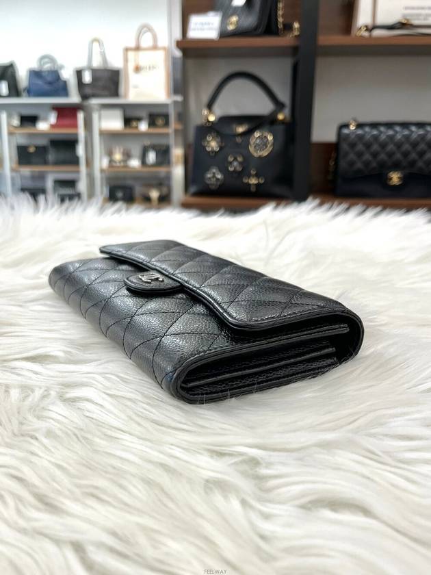 Daol Sangin Branch Classic long wallet caviar 22nd condition A - CHANEL - BALAAN 3