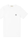 Grey Fox Head Patch Classic Short Sleeve T-Shirt White - MAISON KITSUNE - BALAAN 2