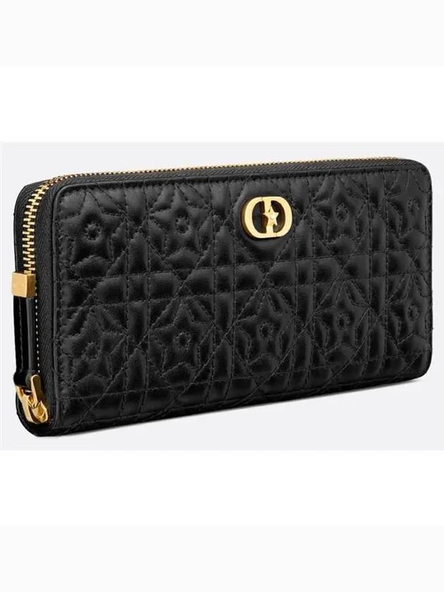 Miss Caro Voyageur Slim Long Wallet Black - DIOR - BALAAN 3