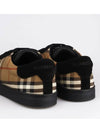 Vintage Check Cotton Suede Low Top Sneakers Brown - BURBERRY - BALAAN 5