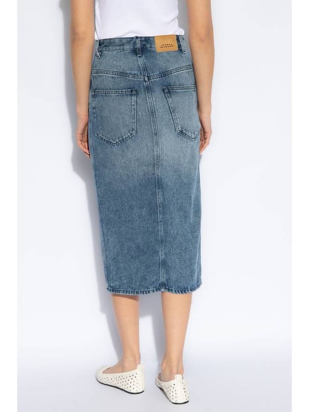 Isabel Marant ‘Tilauria’ Denim Skirt, Women's, Blue - ISABEL MARANT - BALAAN 4