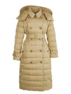 Detachable Hooded Cotton Gabardine Padding Beige - BURBERRY - BALAAN 2