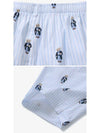 Bear Stripe Pajama Shorts Blue - POLO RALPH LAUREN - BALAAN 4