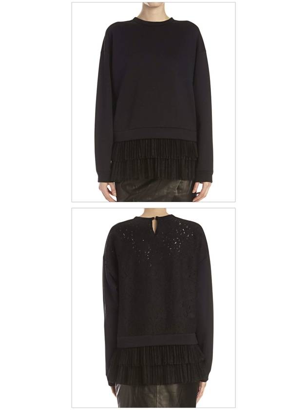 E041 4014 9000 Women s Lace Black Sweatshirt - Nº 21 - BALAAN 2