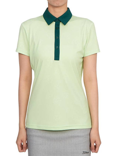 Golf wear women s collar short sleeve t shirt AWJT07881 M037 - J.LINDEBERG - BALAAN 2