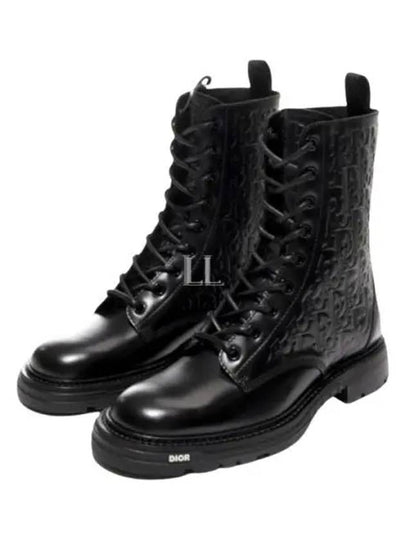 Explorer 2 Leather Ankle Boots Black - DIOR - BALAAN 2