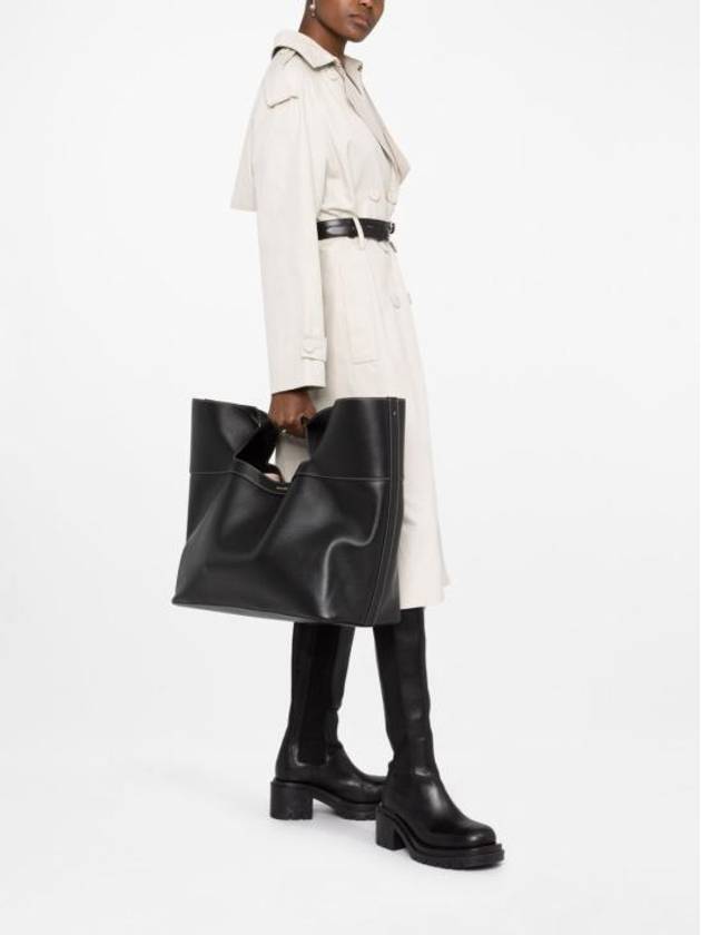 The Bow Large Tote Bag Black - ALEXANDER MCQUEEN - BALAAN 8