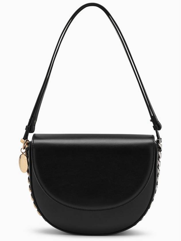 Frayme Medium Shoulder Bag Black - STELLA MCCARTNEY - BALAAN 2