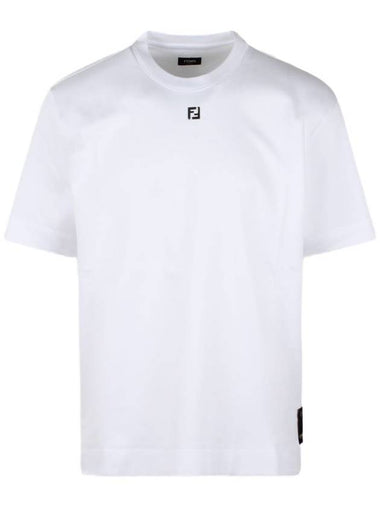 24SS Short Sleeve T-Shirt FY0936ARYY F0QA0 WHITE - FENDI - BALAAN 1