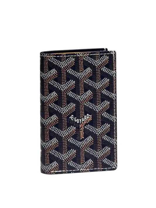 Saint-Pierre Bifold Card Wallet Marine Blue - GOYARD - BALAAN.