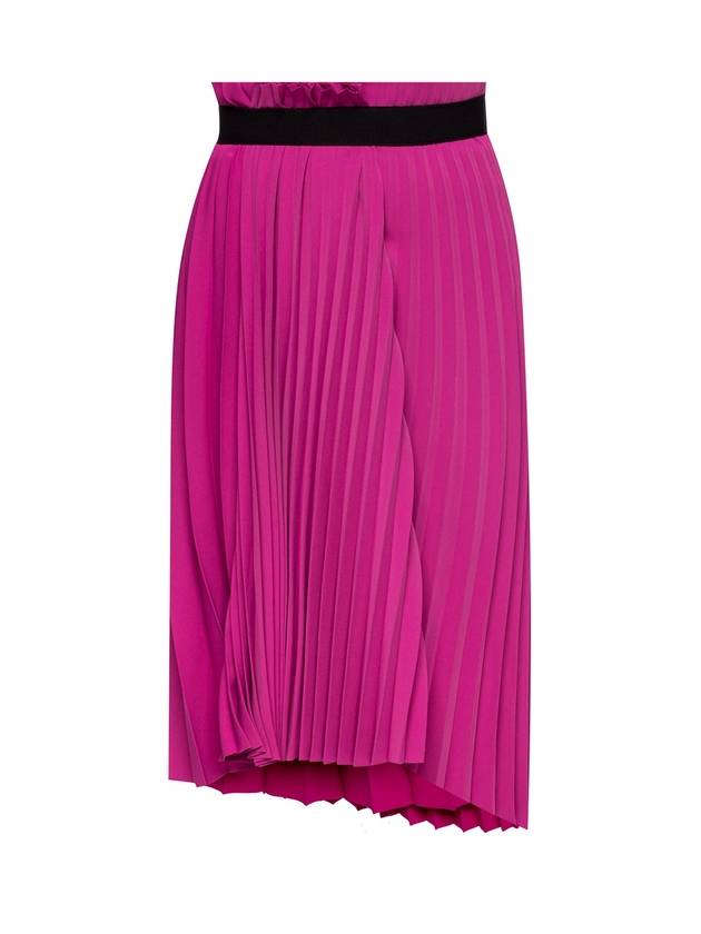 unbalanced belted pleated skirt fuchsia - BALENCIAGA - BALAAN 1