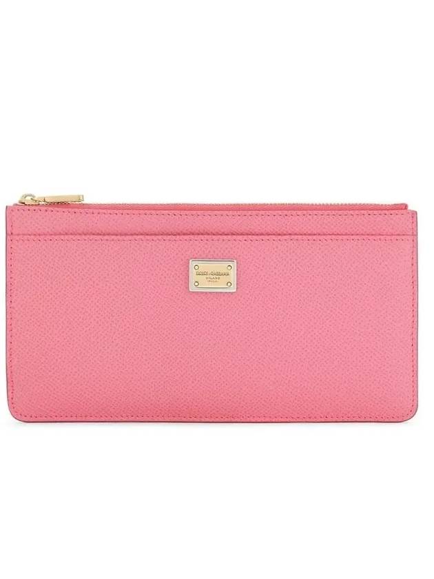 Women's Card Wallet Pink - DOLCE&GABBANA - BALAAN 1