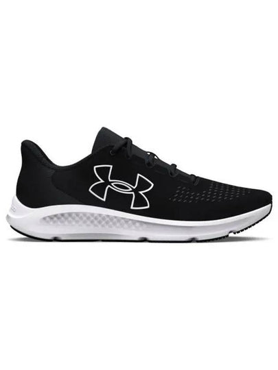 Charged Pursuit 3 Big Logo Low Top Sneakers Black - UNDER ARMOUR - BALAAN 2