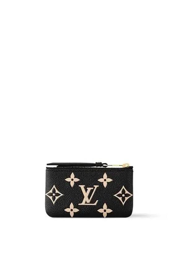 Monogram Empreinte Key Pouch Black - LOUIS VUITTON - BALAAN 4