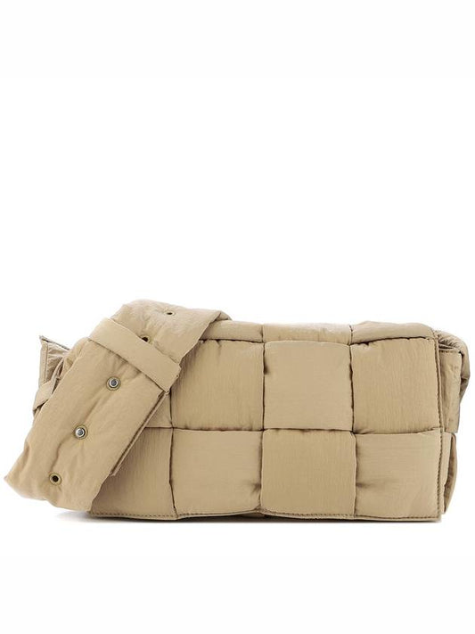 Padding Tech Cassette Cross Bag Beige - BOTTEGA VENETA - BALAAN.