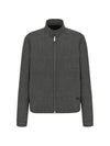 Micro Houndstooth Harrington Shape Blouson Jacket Grey - DIOR - BALAAN 1