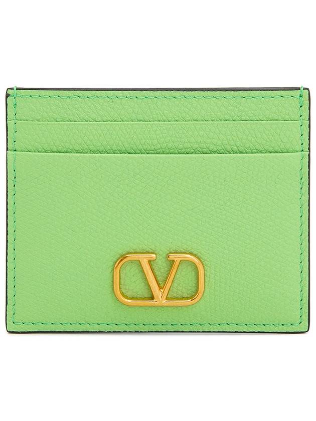 V logo signature women s card wallet P0V32SNP YEG - VALENTINO - BALAAN 1