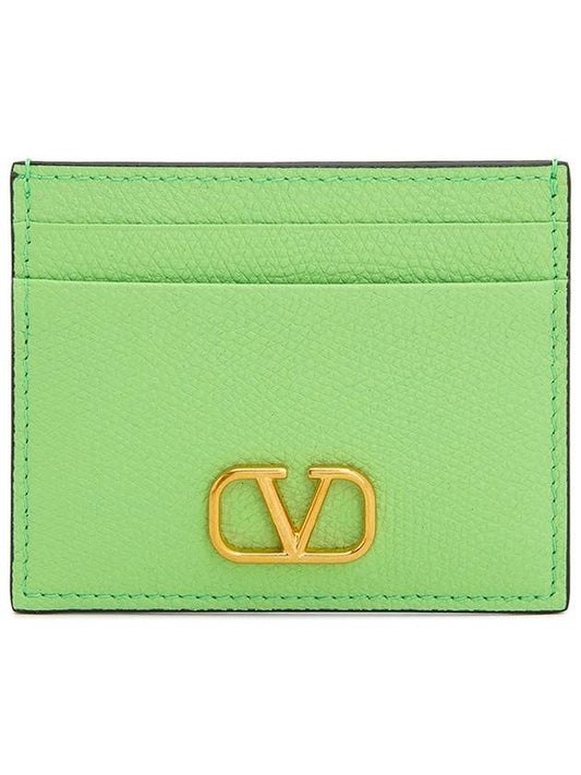 V logo signature women s card wallet P0V32SNP YEG - VALENTINO - BALAAN 1