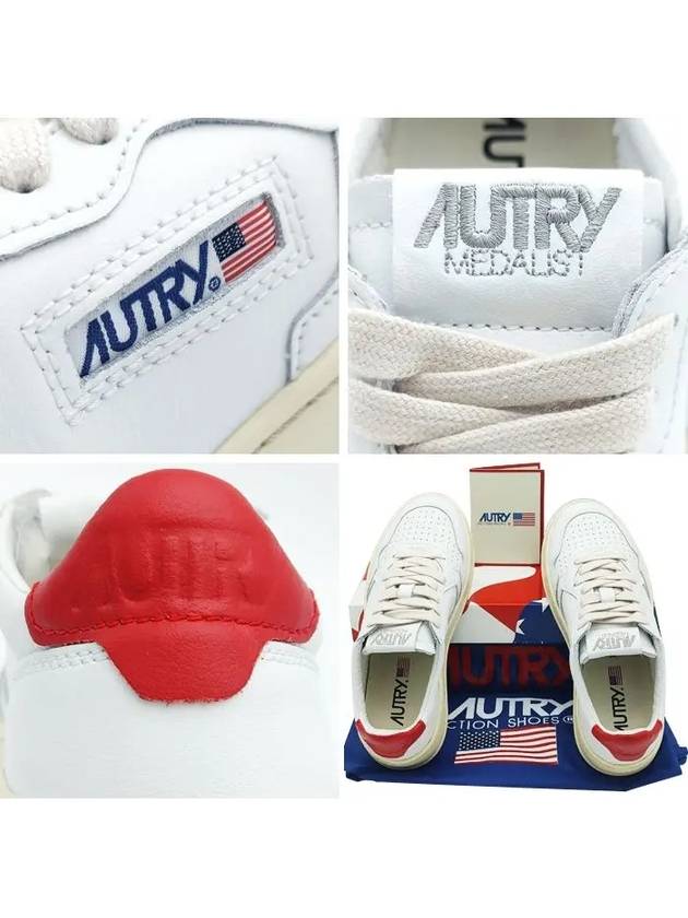 Action Red Tab Low Top Sneakers White - AUTRY - BALAAN 6